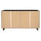 Manhattan Comfort Granville 55.07 Double Wide Dresser in Black DR-5032 - alternate 4